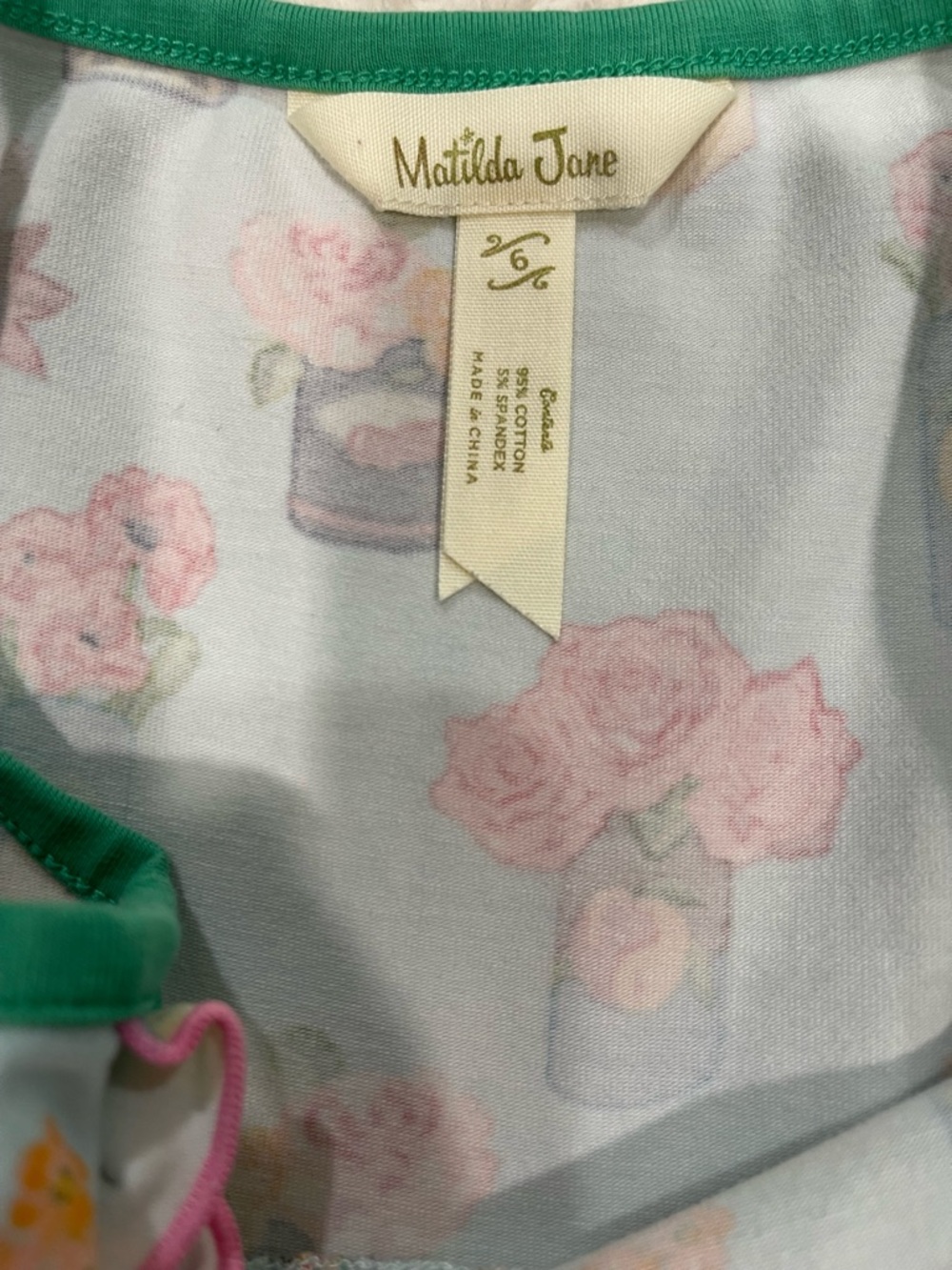 Matilda Jane "Brilliant Daydream" Pocketful of Flowers Size 6 - Picture 3 of 4